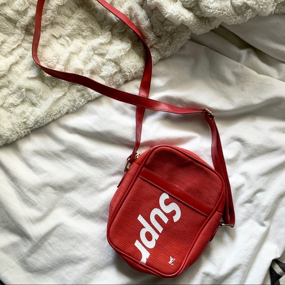 Handbags - Red Leather Camera/Crossbody Bag